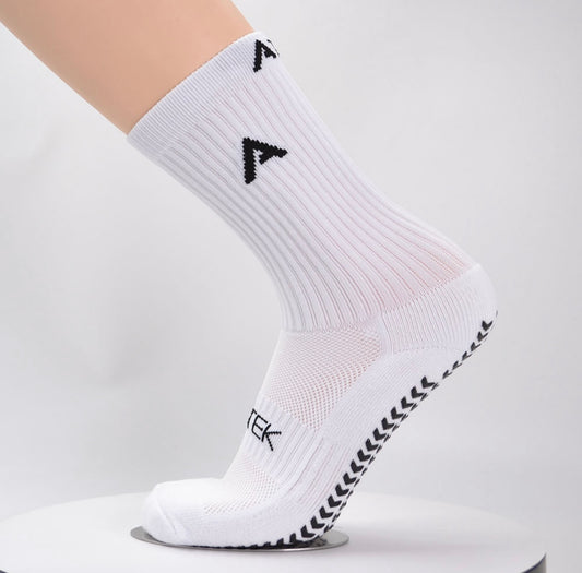 white atek grip sock