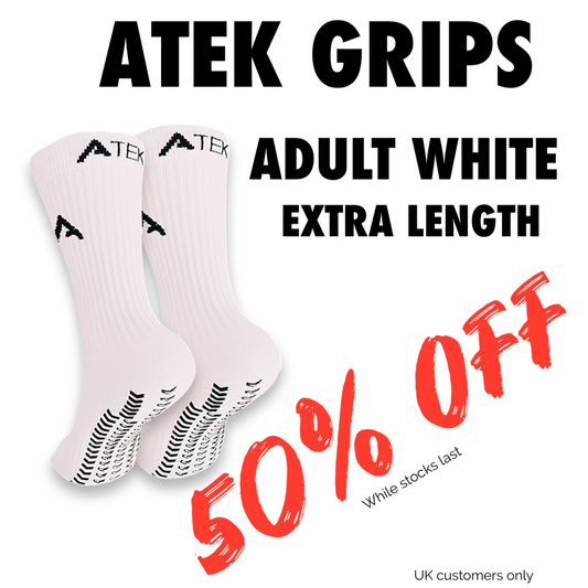 ATEK 3.0 GAME Grip - White - Adult (EXTRA LENGTH) (UK SALES ONLY)