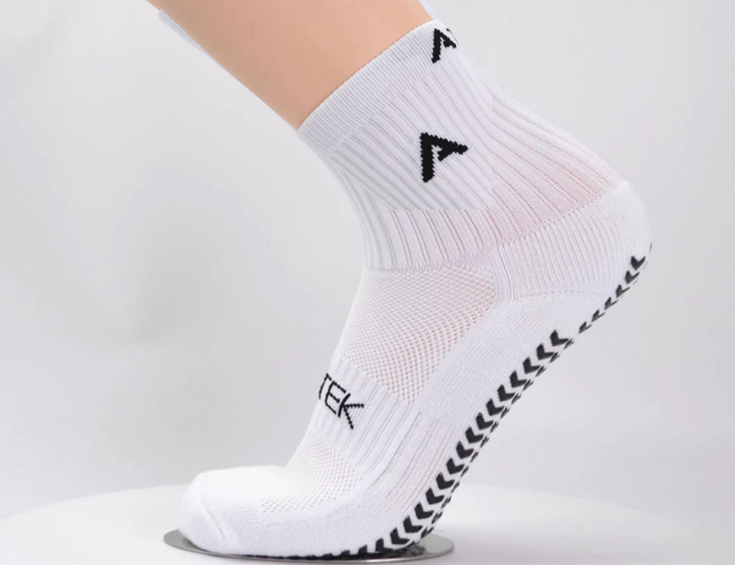 ATEK 4.0 - Short Ankle Socks - White - TWO SIZES