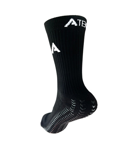 black atek grip sock for soccer